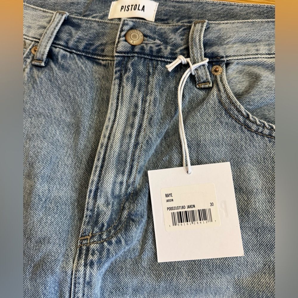 NWT PISTOLA Women's Raye Denim Maxi Skirt Size 30 - Picture 8 of 10